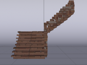 Corner Stairs Modello 3D