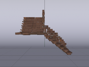 Corner Stairs Modello 3D