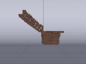 Corner Stairs Modello 3D