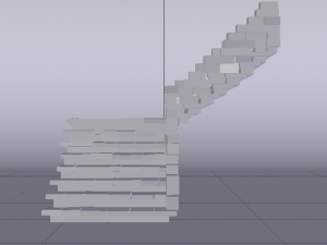 Corner Stairs Modello 3D