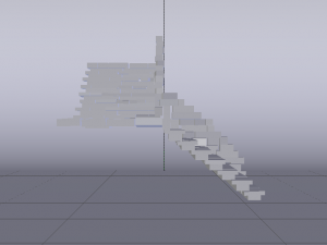 Corner Stairs Modello 3D