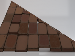 Brick Roof Modello 3D
