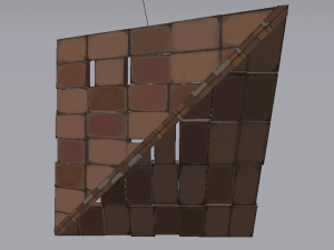 Brick Roof Modello 3D