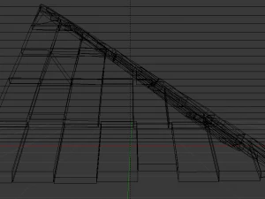 Brick Roof 3D Model