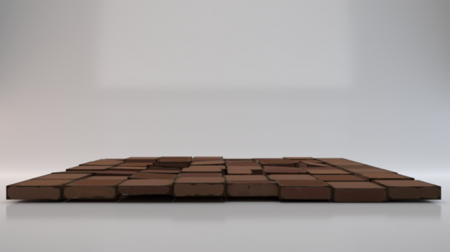 Brick Floor Model 3D .c4d .max .obj .3ds .fbx .stl .blend 