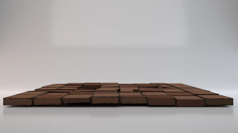 Brick Floor 3D Model .c4d .max .obj .3ds .fbx .stl .blend 