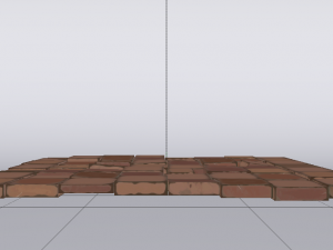 Brick Floor Model 3D