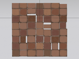 Brick Floor Model 3D