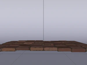 Brick Floor 3D Model
