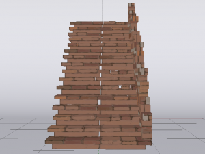 Brick Half Stairs 3D मॉडल