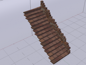 Brick Half Stairs 3D मॉडल
