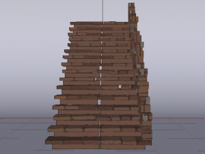 Brick Half Stairs 3D मॉडल