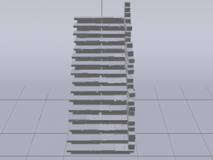 Brick Half Stairs 3D मॉडल