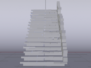 Brick Half Stairs 3D मॉडल