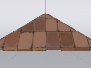 Brick Roof 3D मॉडल