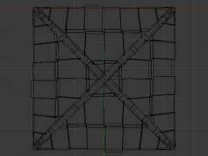 Brick Roof 3D Model
