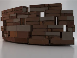 Round Barricade 3D Model