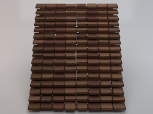 Brick Stairs 3D Model