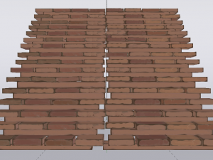 Brick Stairs 3D 模型