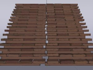 Brick Stairs 3D 模型