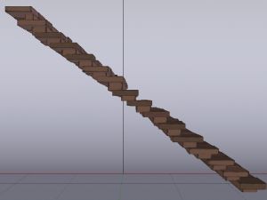 Brick Stairs 3D 模型