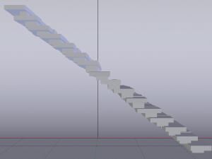 Brick Stairs 3D 模型