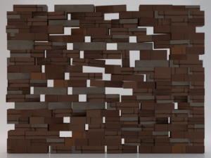 Brick Wall 3D Model