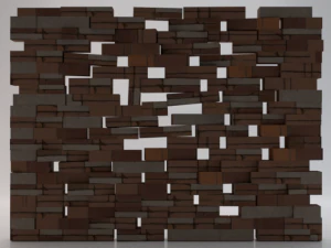 Brick Wall 3D Model