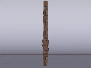 Brick Wall 3D Model