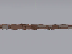 Brick Wall 3D Model