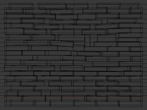 Brick Wall 3D 模型