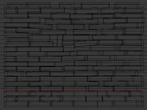 Brick Wall 3D Model