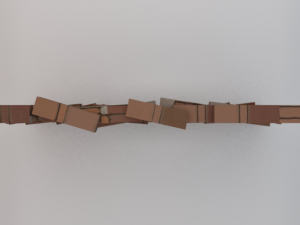 Brick Window Wall Model 3D