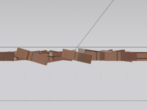 Brick Window Wall Model 3D