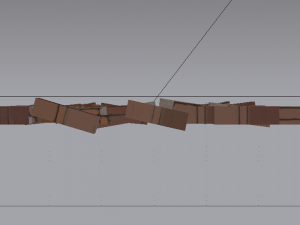 Brick Window Wall Model 3D
