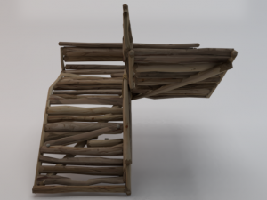 Corner Stairs Modelo 3D