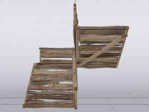 Corner Stairs Modelo 3D
