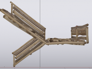 Corner Stairs Modelo 3D