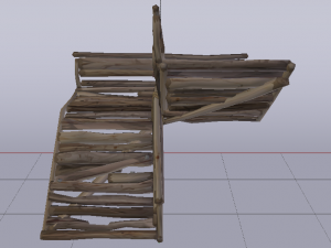 Corner Stairs Modelo 3D