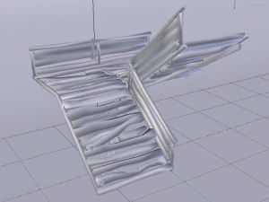 Corner Stairs 3D Model