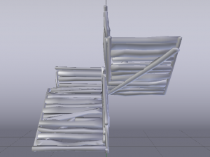 Corner Stairs Modelo 3D