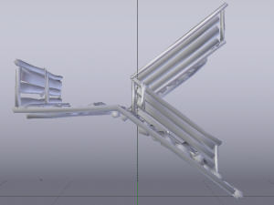 Corner Stairs Modelo 3D