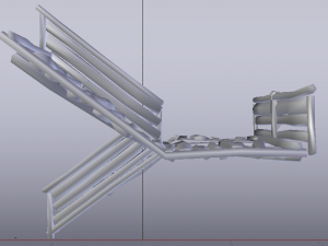 Corner Stairs Modelo 3D