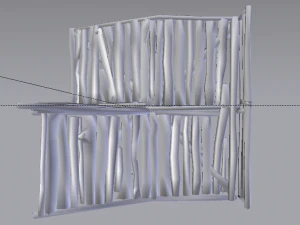 Corner Stairs 3D Model