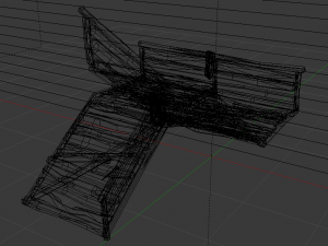Corner Stairs Modelo 3D