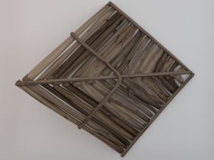 Wooden Roof 3D Model