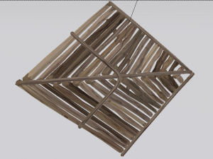 Wooden Roof 3D Model