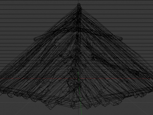 Wooden Roof 3D Model