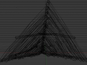 Wooden Roof 3D Model