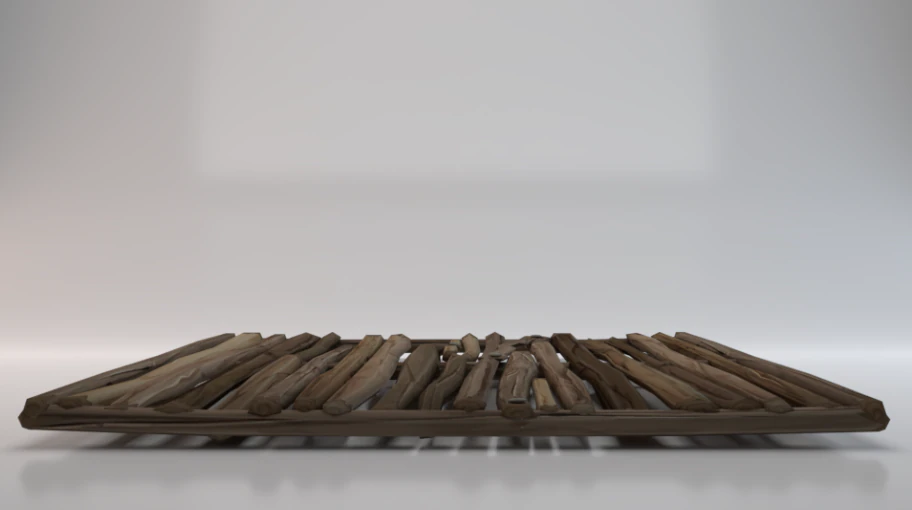Wooden Floor 3D Model .c4d .max .obj .3ds .fbx .stl .blend 
